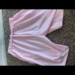 Pink shorts